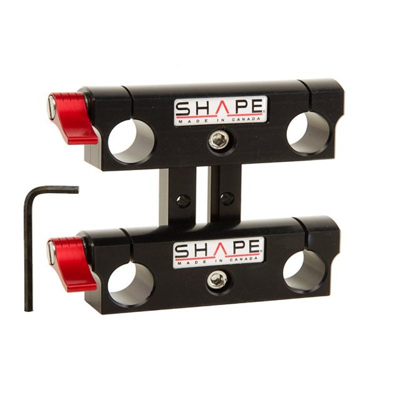 SHAPE Double Sliding Rod Bloc - RODSUP3 Schiebehalterungen