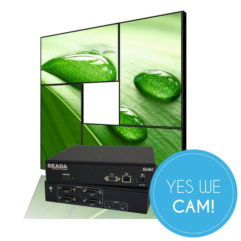 SEADA G4K HDMI 1.4 Video Wall Controller 4K - YES WE CAM - Hauptbild - 1.4 - toneart-shop SEADA G4K HDMI 1.4 Video Wall Controller 4K - YES WE CAM - Hauptbild - 1.4 - toneart-shop