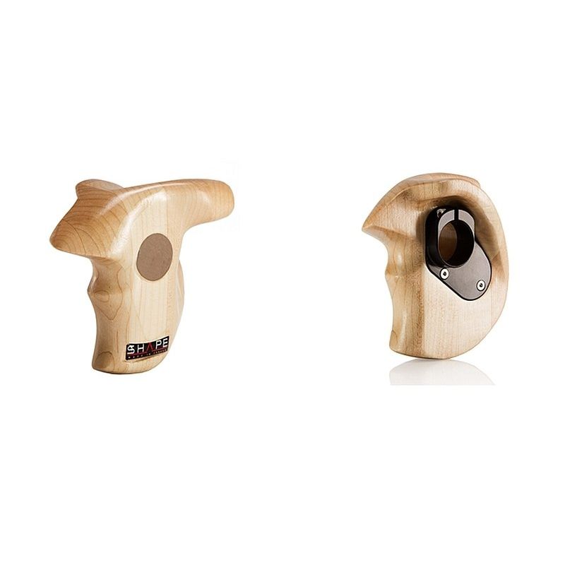 SHAPE Wooden Camera Handle Replacement For Rubber Handle Clamp - Left - WL-HAND