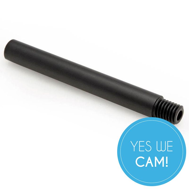 Zacuto 4.5" Black Male/Female Rod (1) Rohr