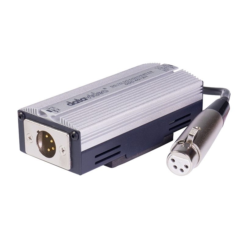 Datavideo DDC-4012H In-Line XLR DC-DC Converter professionell