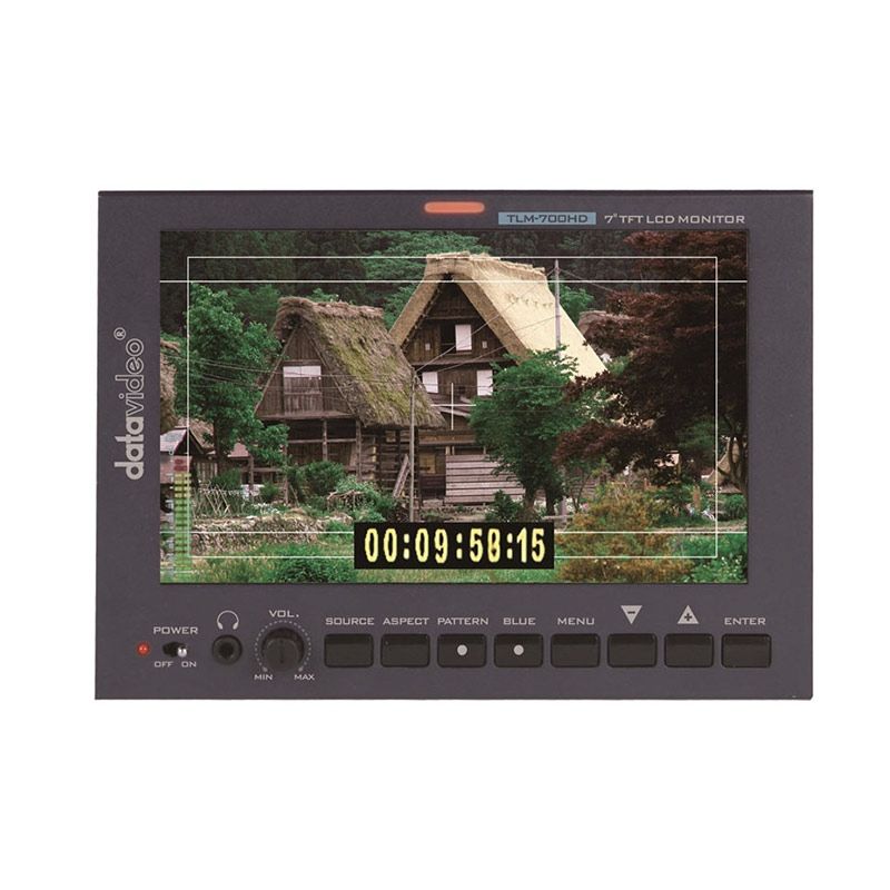Datavideo TLM-700HD-C 7" HD/SD TFT LCD Monitor für Canon Akkus professionell