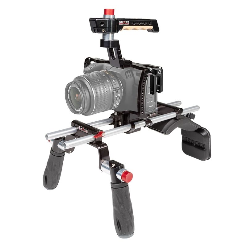 SHAPE Blackmagic Pocket Cinema 4K / 6K Shoulder Mount Handling