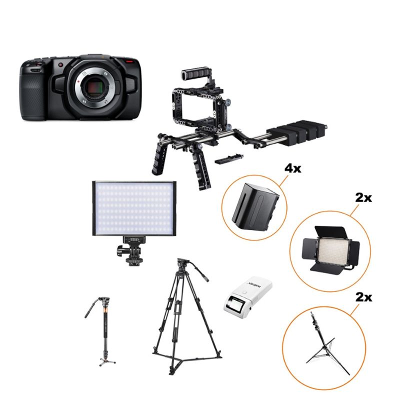 Walimex Pro Set - Komplett mit Pocket Cinema Camera 4K leasen