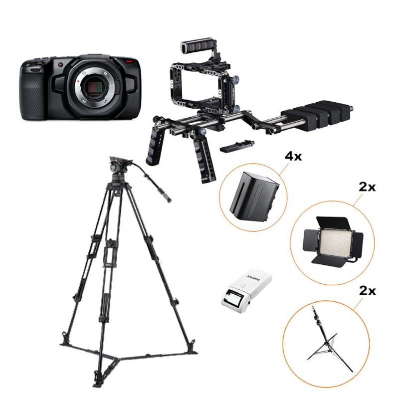 Walimex Pro Set - Studio mit Pocket Cinema Camera 4K leasen