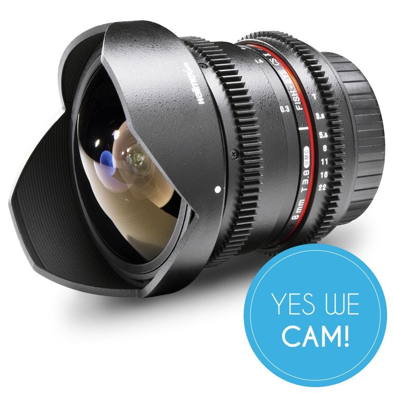 Walimex Pro 8/3,8 Fisheye II Video APS-C Nikon F Objektiv Walimex Pro 8/3,8 Fisheye II Video APS-C Nikon F Objektiv