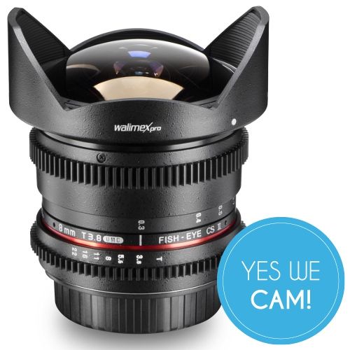 Walimex Pro 8/3,8 Fisheye II Video APS-C Nikon F kaufen Walimex Pro 8/3,8 Fisheye II Video APS-C Nikon F kaufen