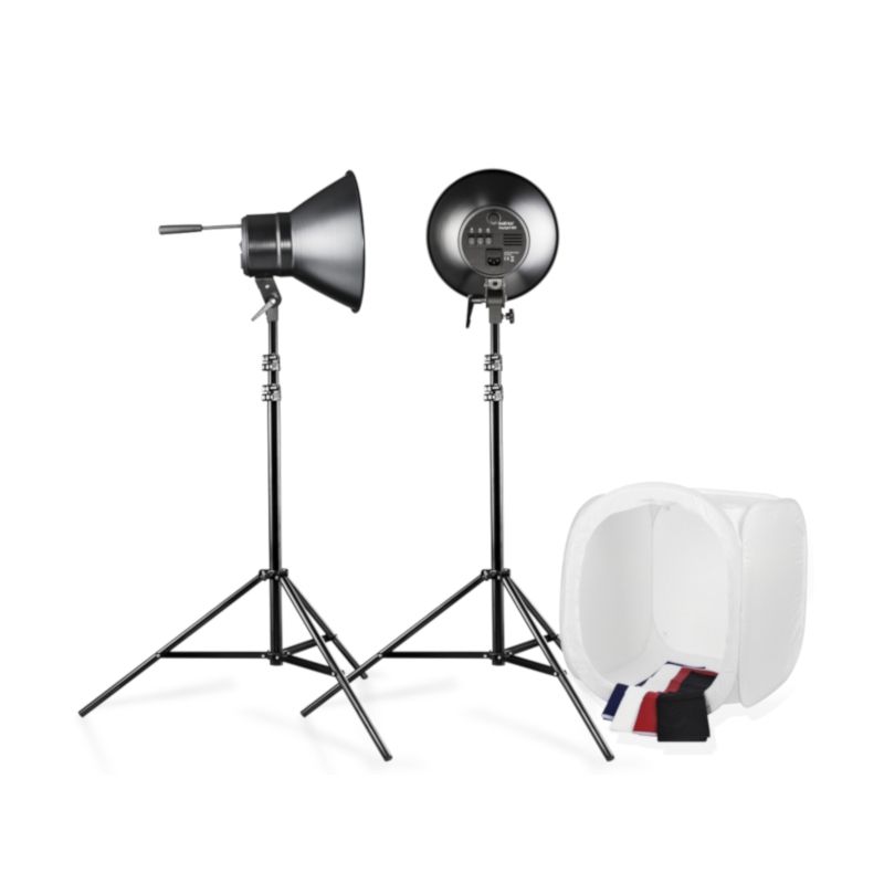 Walimex Studioset Daylight 600/600 mit Lichtwürfel LED-Set