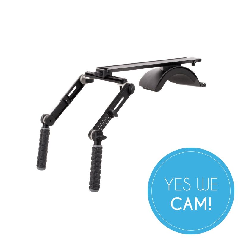 Wooden Camera Shoulder Rig v3 (Pro, Rubber) Quick Release
