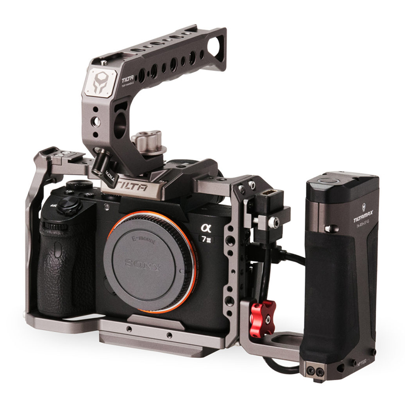 Tilta Tiltaing Sony a7/a9 Series Kit B – Tilta Gray - TA-T17-B-G Cage
