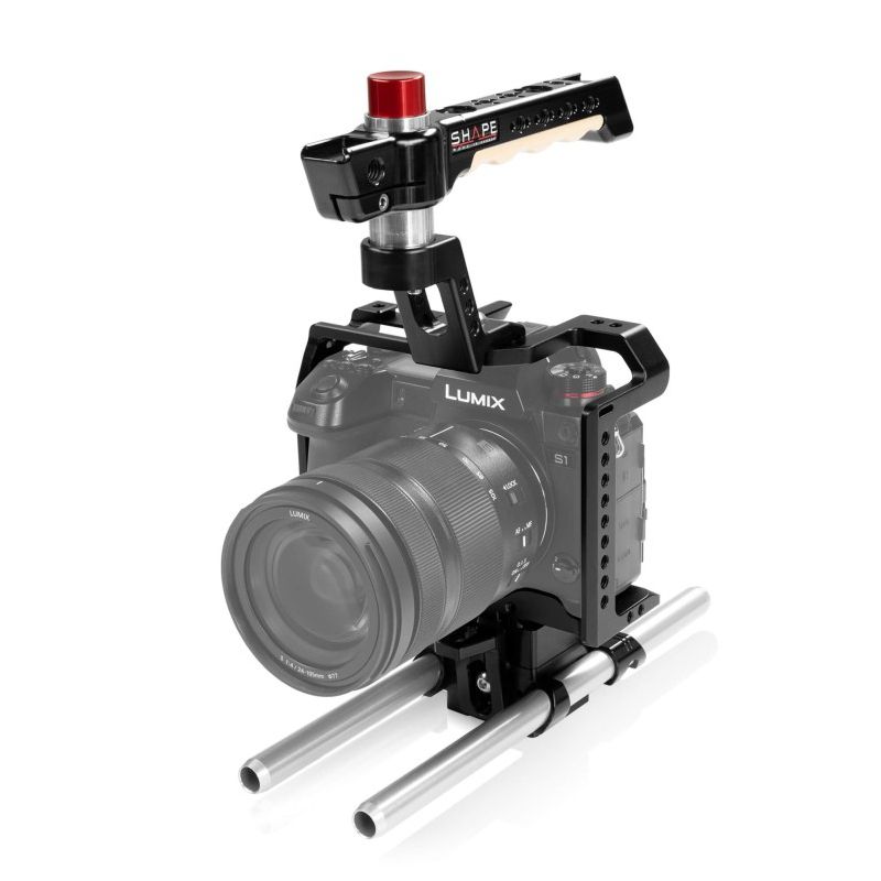 SHAPE Panasonic Lumix S1R/S1/S1H Cage, 15 mm LW Rod System Kamerazubehör
