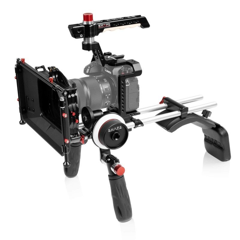 SHAPE Panasonic Lumix S1R/S1/S1H Shoulder Mount, Matte Box, Follow Focus Kit