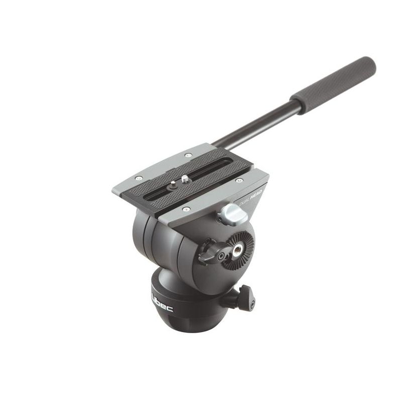 Libec 75mm Halbschale Dual-Kopf Stativkopf