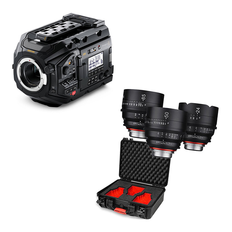 Camera Bundle 1 – Blackmagic URSA Mini Pro 4.6K G2 mit XEEN 3er-Set Cinema Objektive kaufen