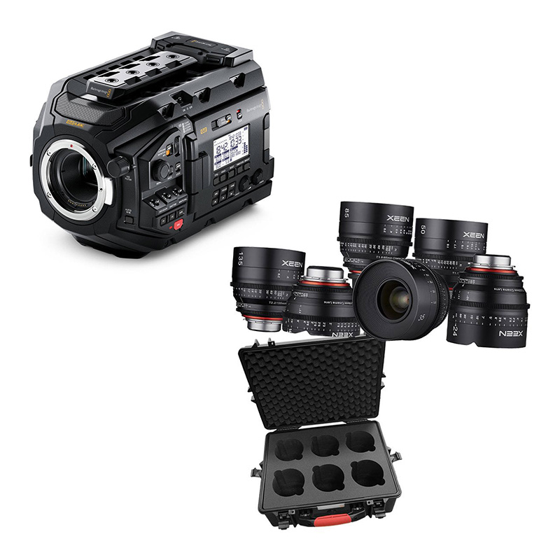 Camera Bundle 3 – Blackmagic URSA Mini Pro 4.6K G2 mit XEEN 6er-Set Cinema Objektive kaufen