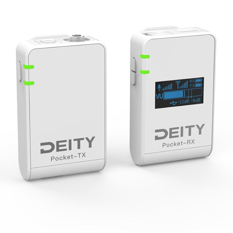 Deity Pocket Wireless White Sender und Empfänger