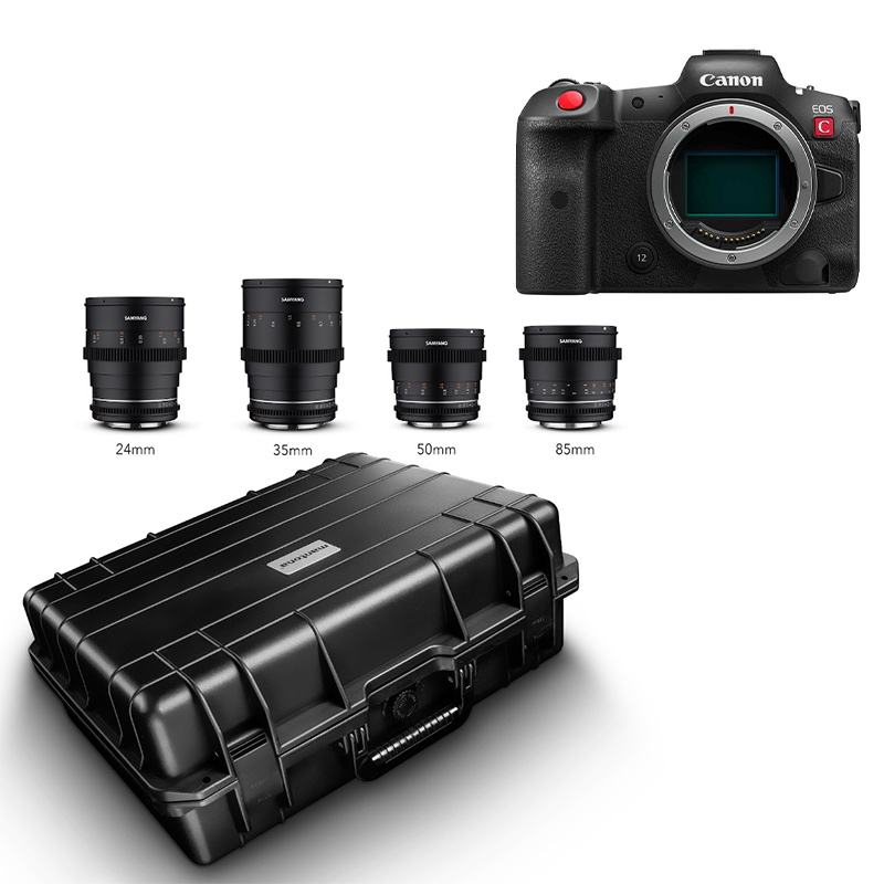 Camera Bundle 12 – Canon EOS R5 C mit Samyang MK2 VDSLR Objektivsatz kaufen